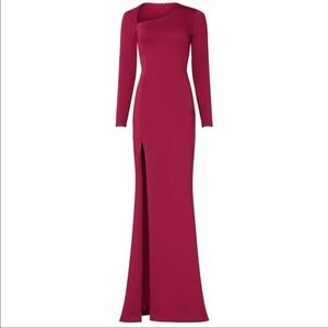 Black Halo Akasha Gown Pink Raspberry Pink Size 2